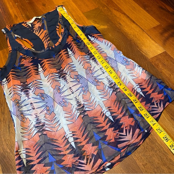 Y2K racerback tank top, semi-sheer, Costa Blanca Size 36 aka XS - Picture 7 of 7